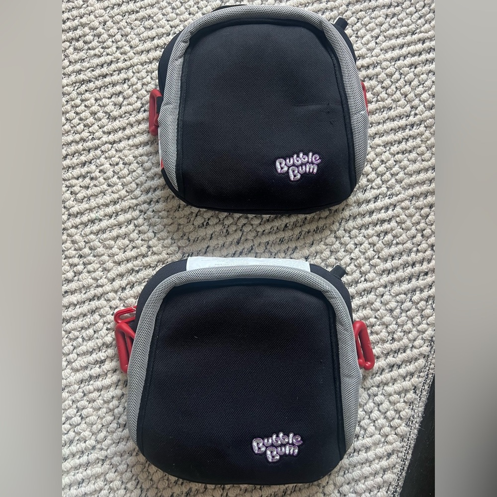2 BubbleBum Booster Seats